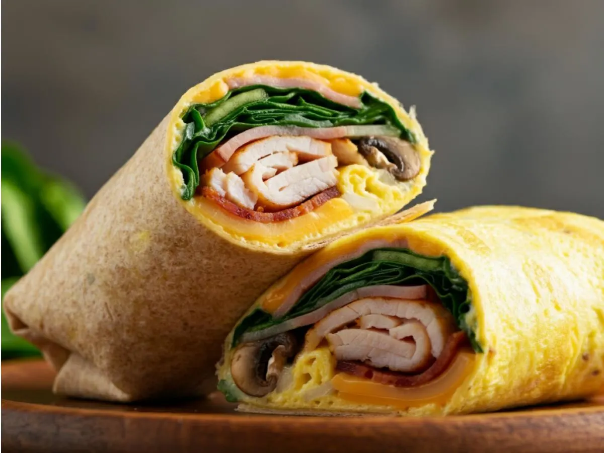 Guilt-Free Omelette Burrito