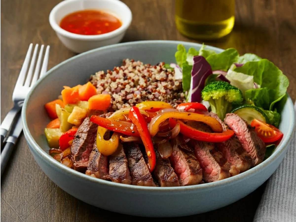 Stir-fried Pepper Steak Bowl Stir-fried Pepper Steak Bowl