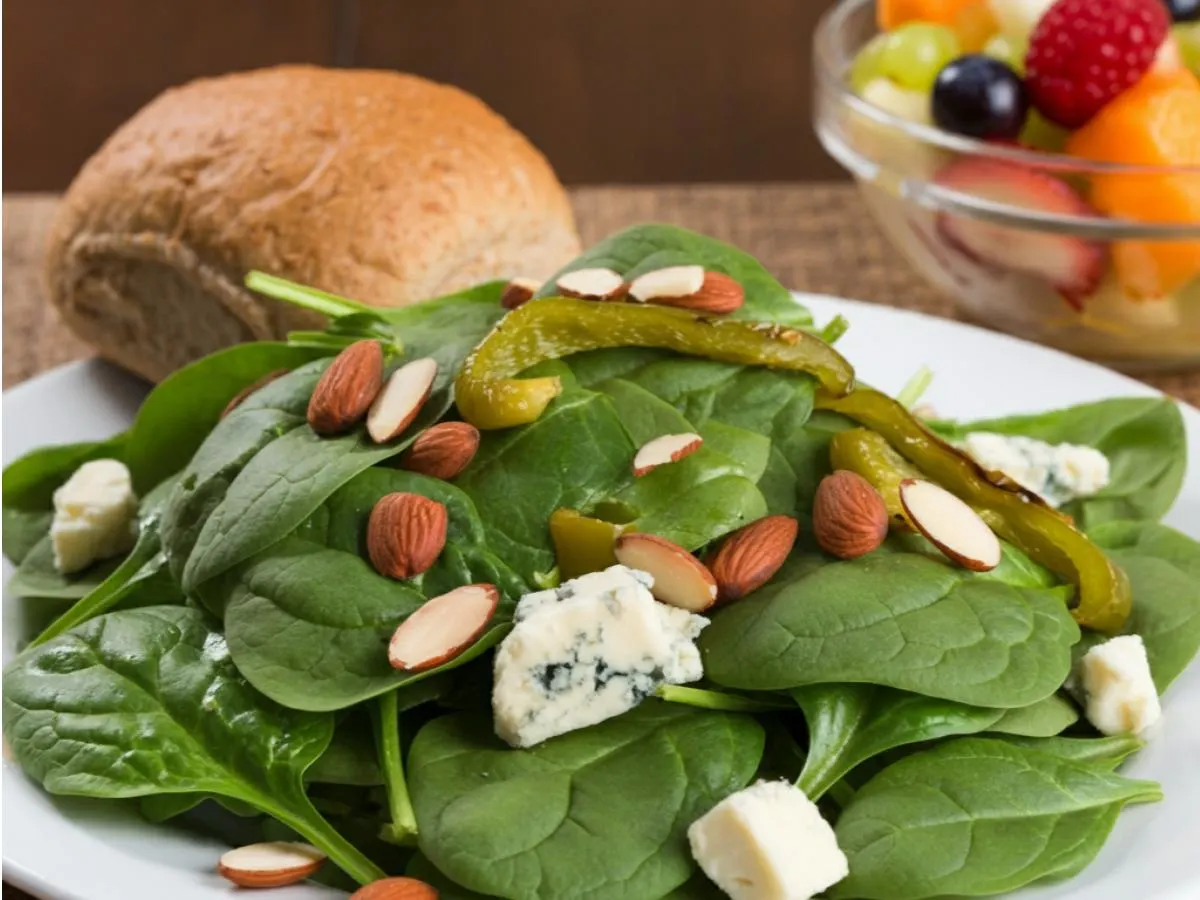 Baby Spinach Leaves Salad Baby Spinach Leaves Salad