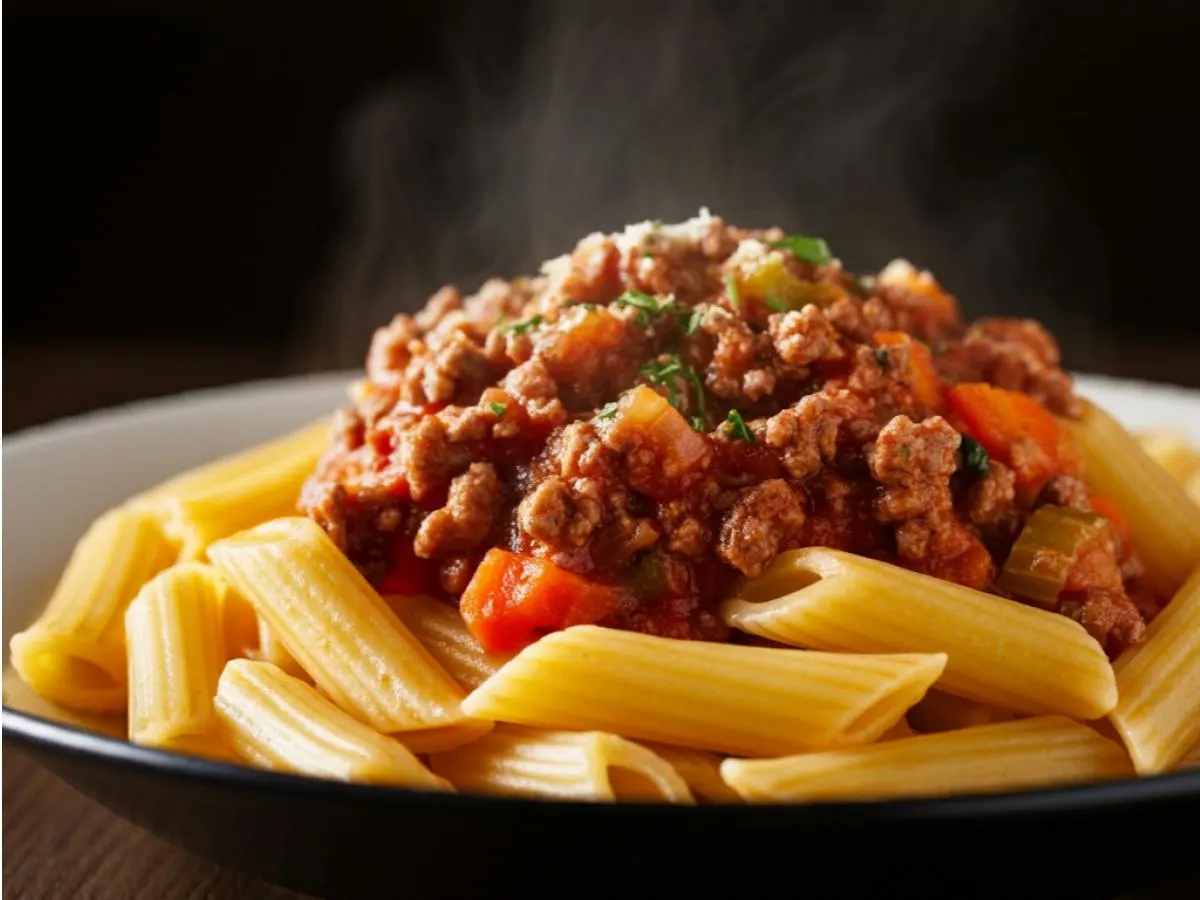 Rigatoni Bolognese Rigatoni Bolognese