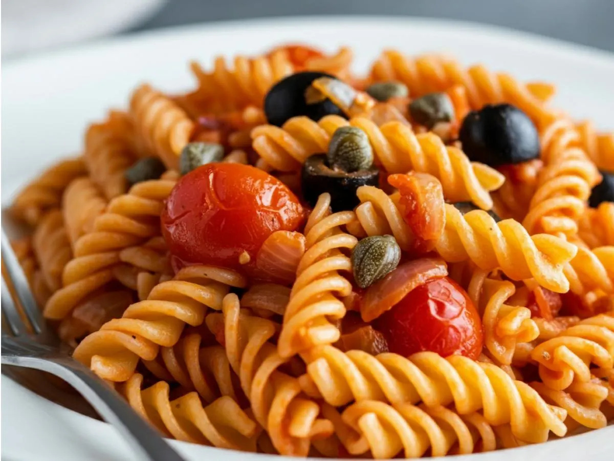 Fusilli Puttanesca Fusilli Puttanesca