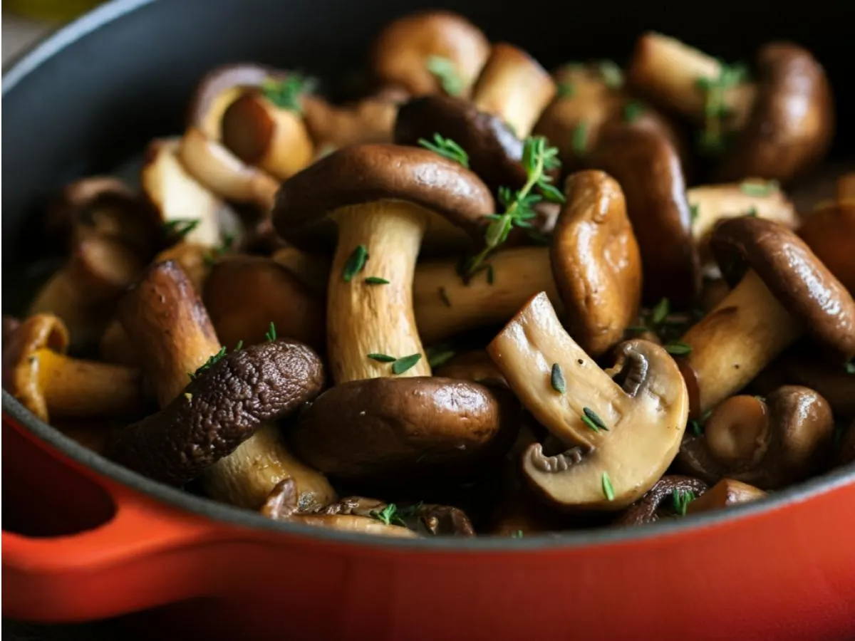 Chianti Braised Wild Mushrooms Chianti Braised Wild Mushrooms