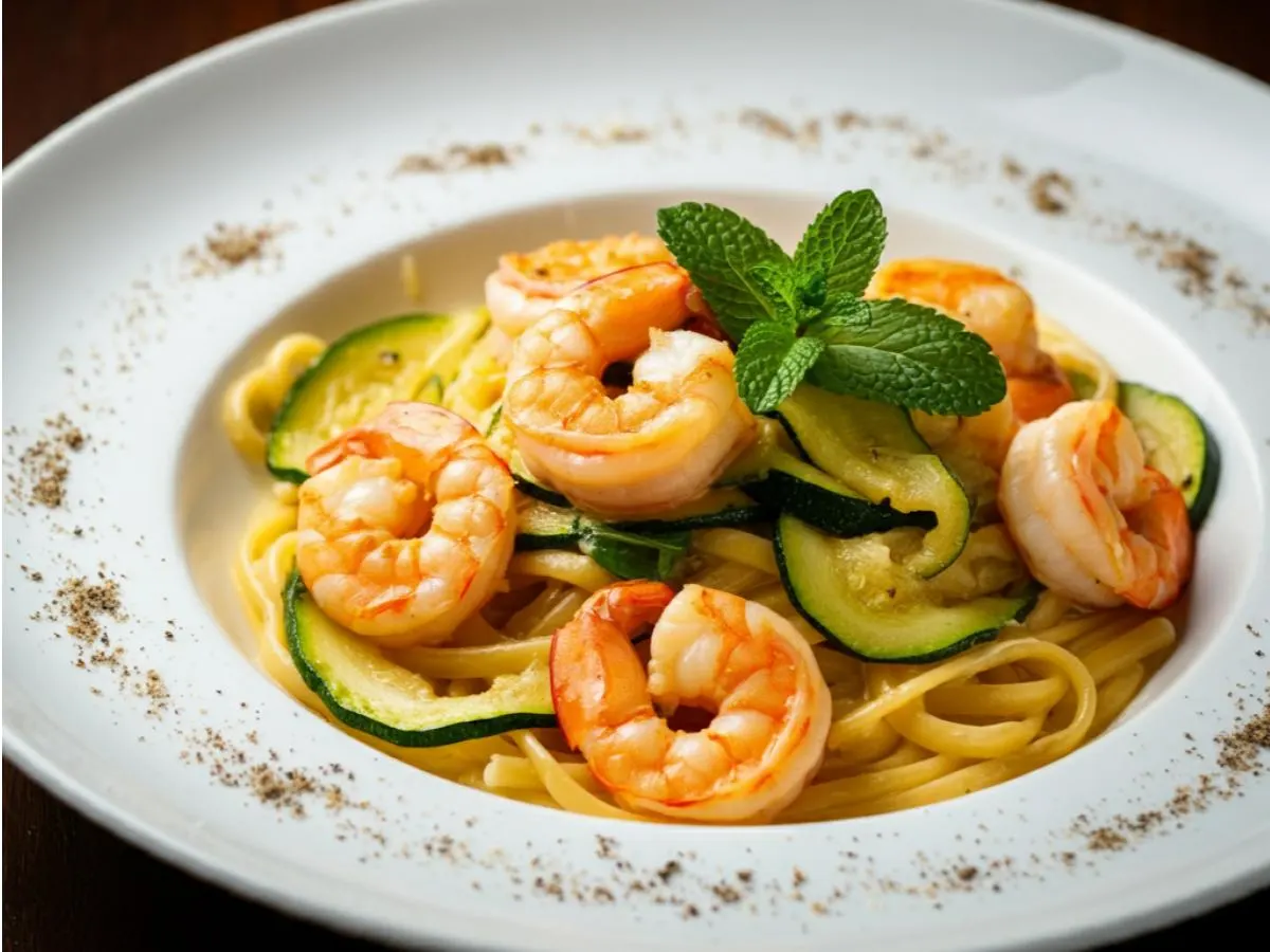 Shrimp Scampi With Primavera Pasta Shrimp Scampi With Primavera Pasta
