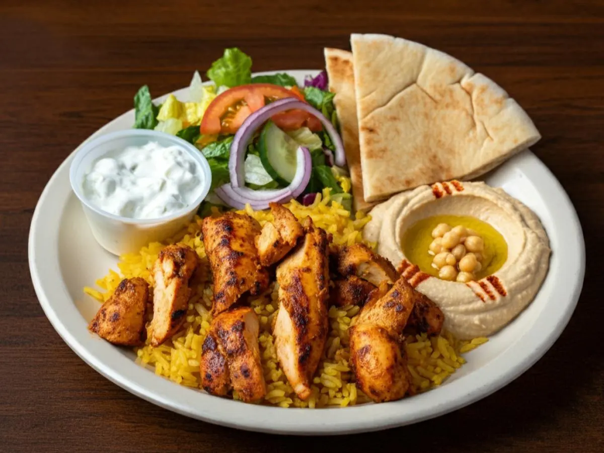 Chicken Gyro Meat Combo Plate (Gluten Free) Chicken Gyro Meat Combo Plate (Gluten Free)