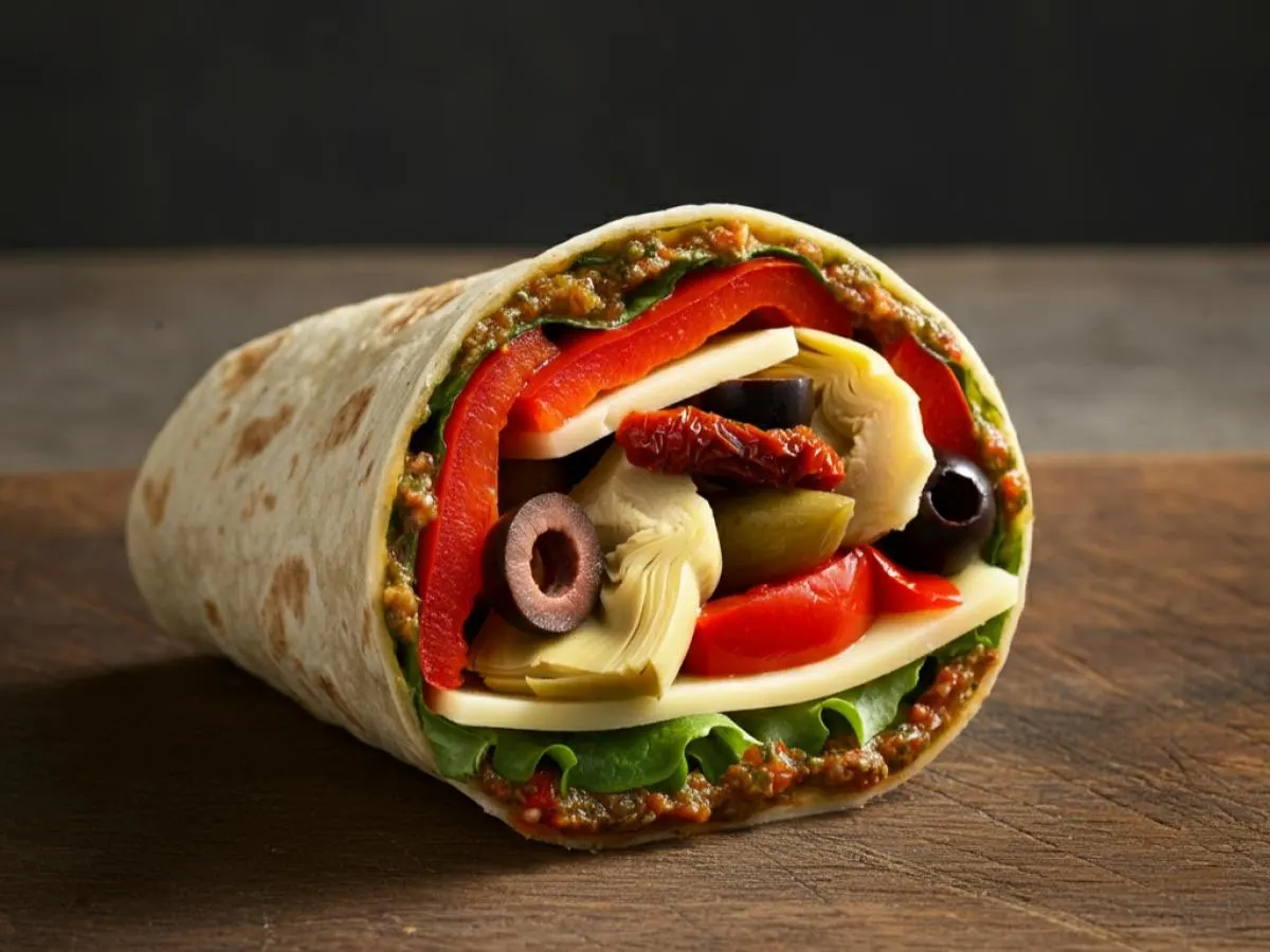 Antipasto Veggie Wrap Antipasto Veggie Wrap