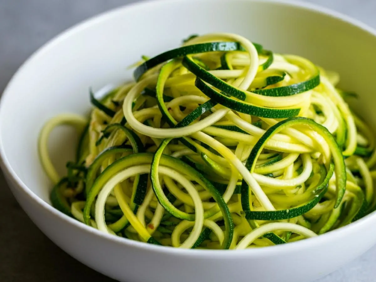 Zoodles with Garlic & Oil