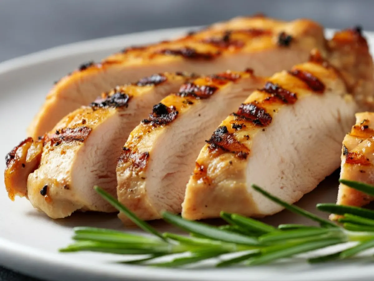 Sliced Rosemary Grilled Chicken