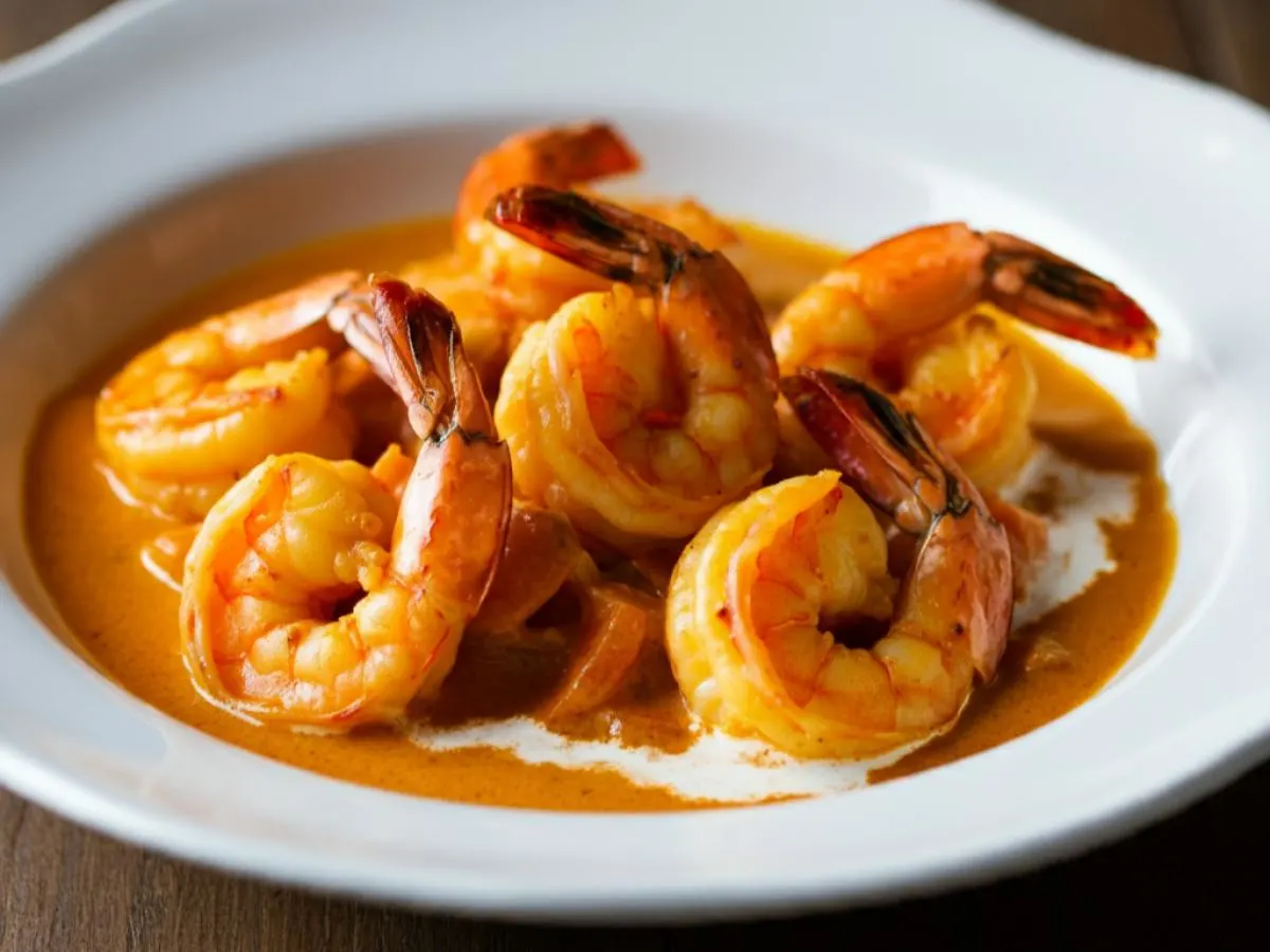 Spicy Shrimp Paprikash
