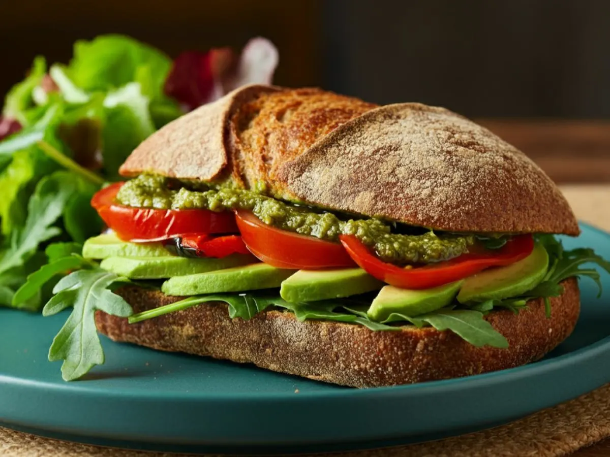 Veggie M Sandwich with Side Salad Veggie M Sandwich with Side Salad