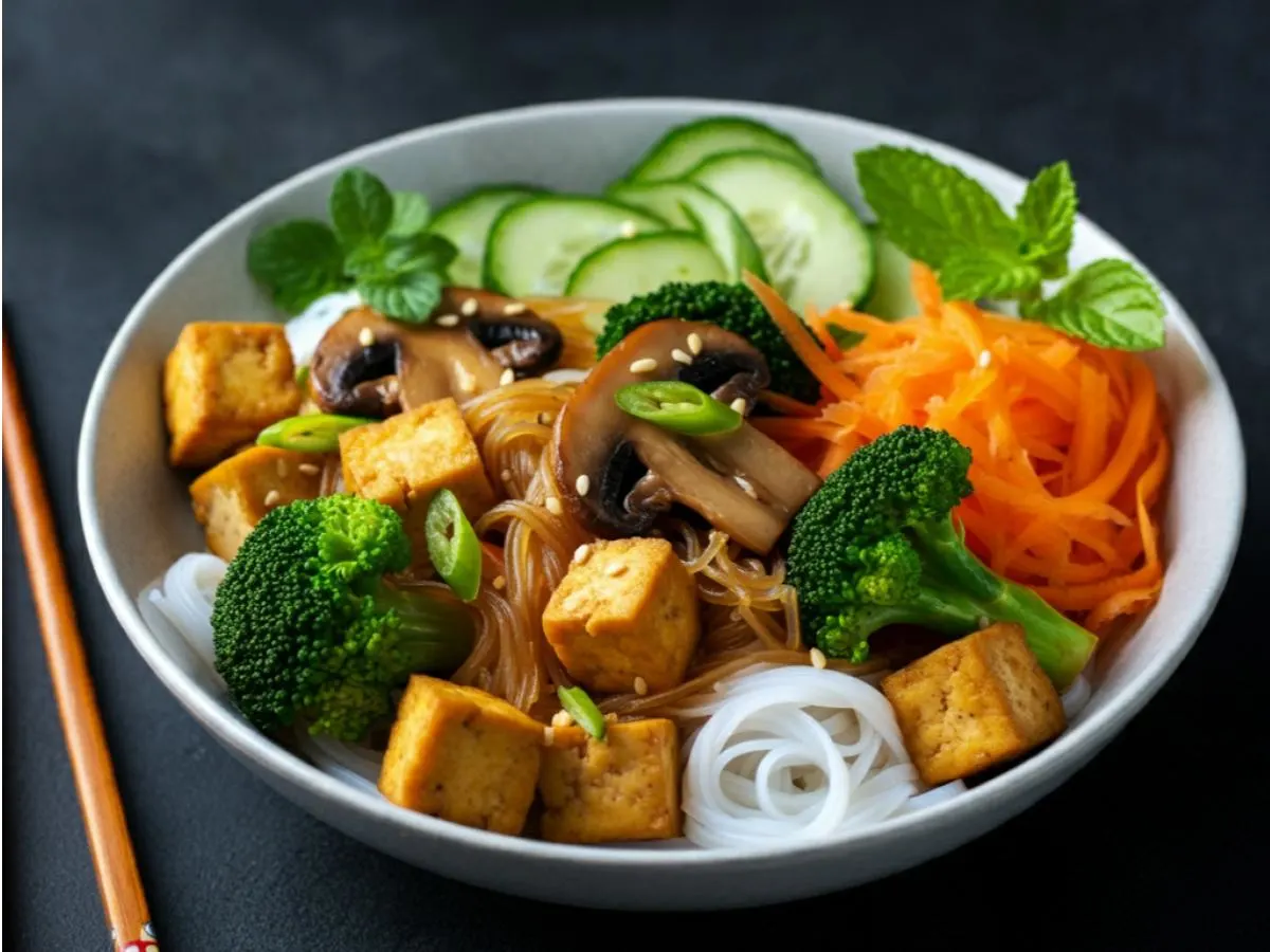 Sauteed Vegetable Vermicelli Bowl Sauteed Vegetable Vermicelli Bowl