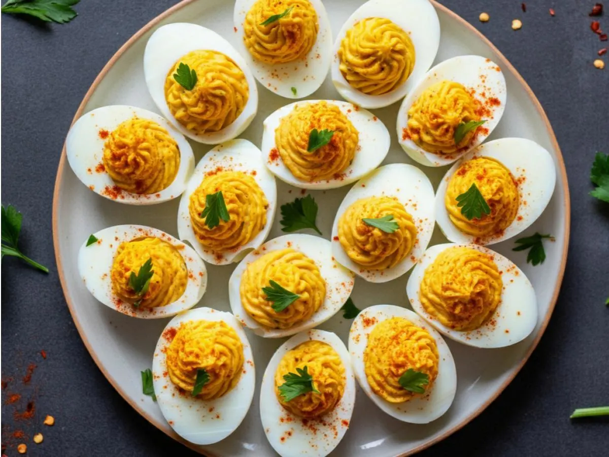 Traditional Deviled Eggs Platter Traditional Deviled Eggs Platter
