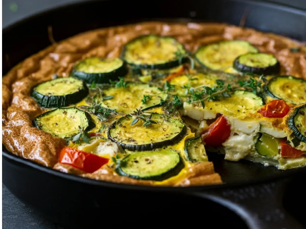 Baked Roasted Vegetable Frittata