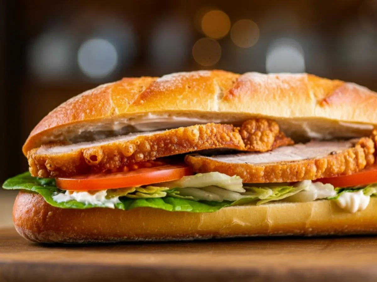 Crispy Pork Baguettini