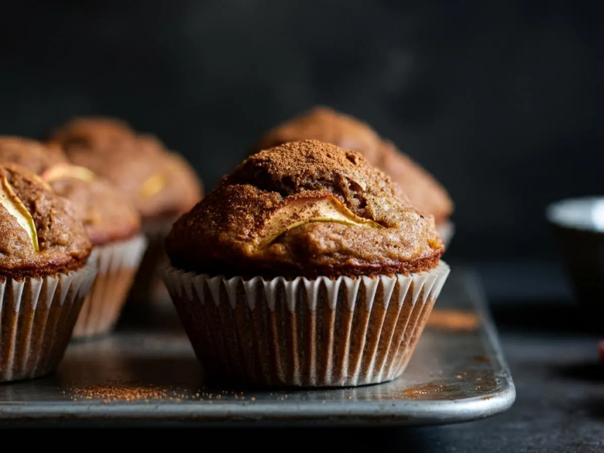 Dairy Free Apple Cupcakes without Icing