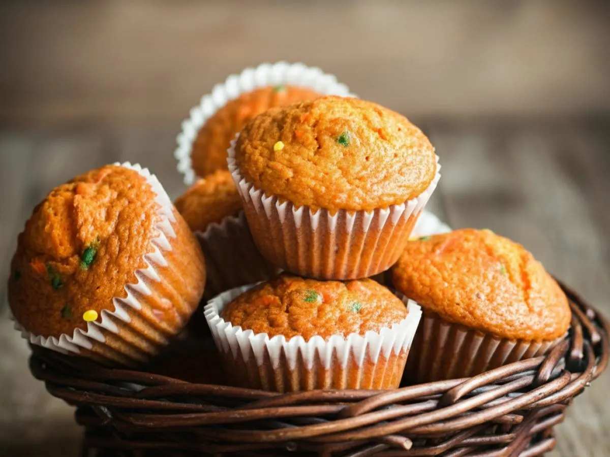Dairy Free Carrot Cake Cupcakes without Icing