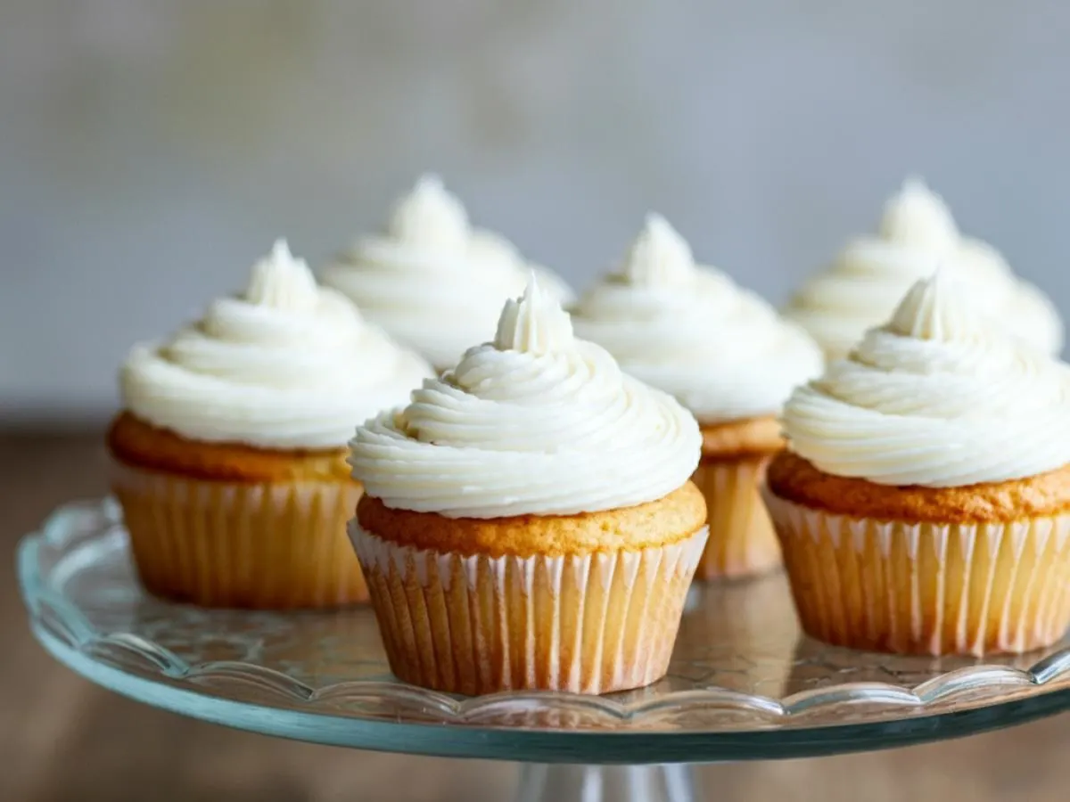Vanilla Cupcakes with Buttercream Icing