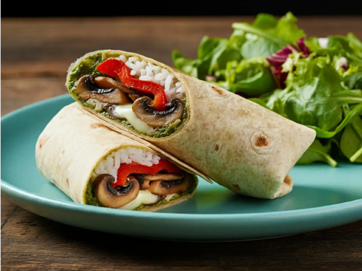 Palermo Wrap with Garden Salad Palermo Wrap with Garden Salad