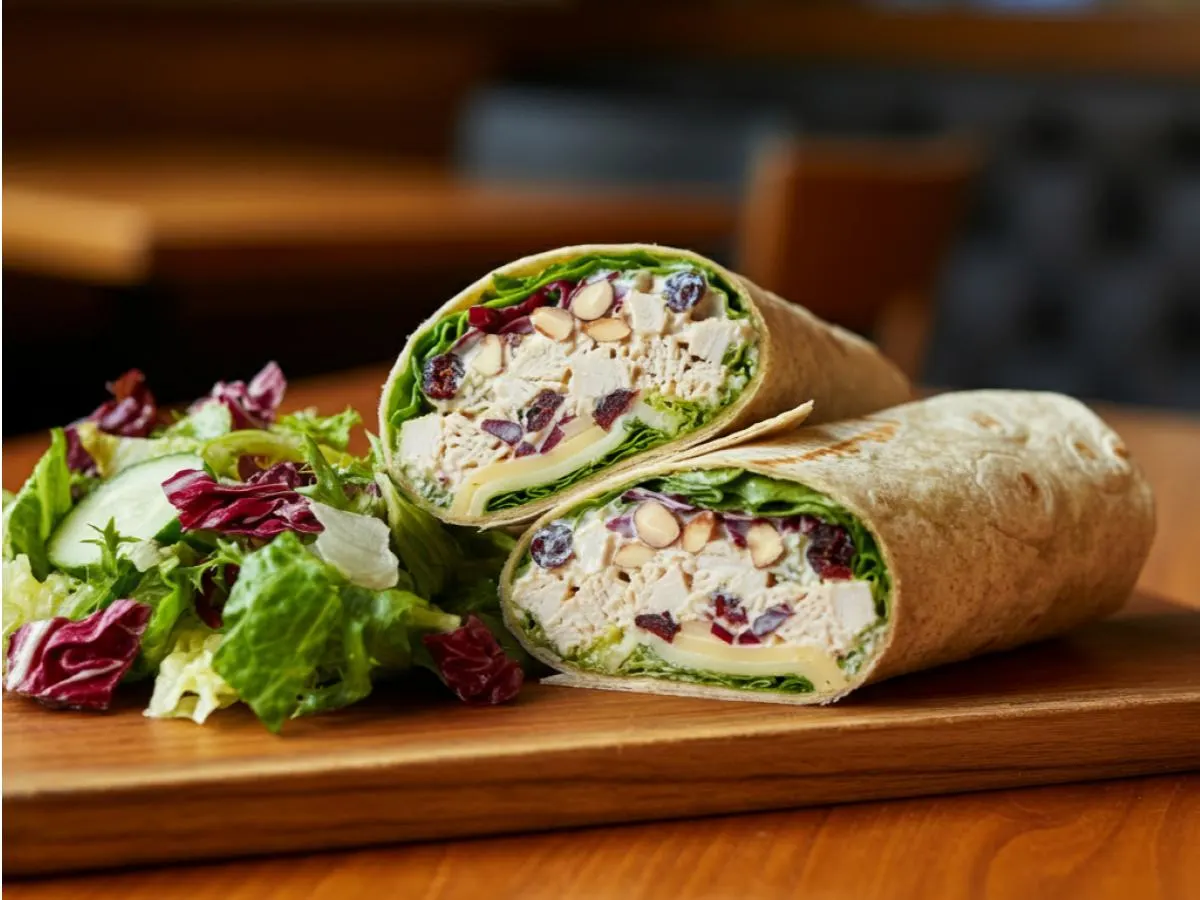 Milan Wrap with Garden Salad Milan Wrap with Garden Salad