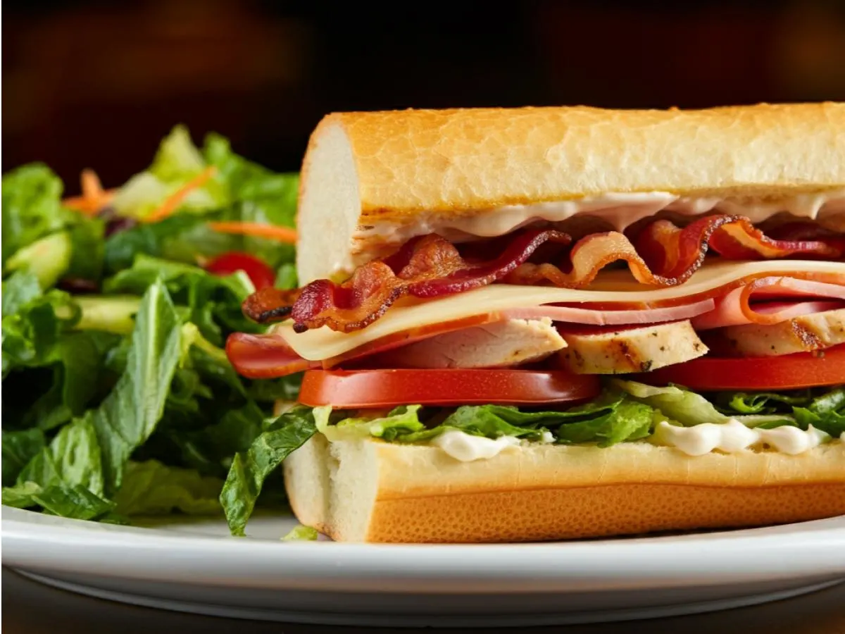 Pianosa Sandwich with Side Garden Salad Pianosa Sandwich with Side Garden Salad