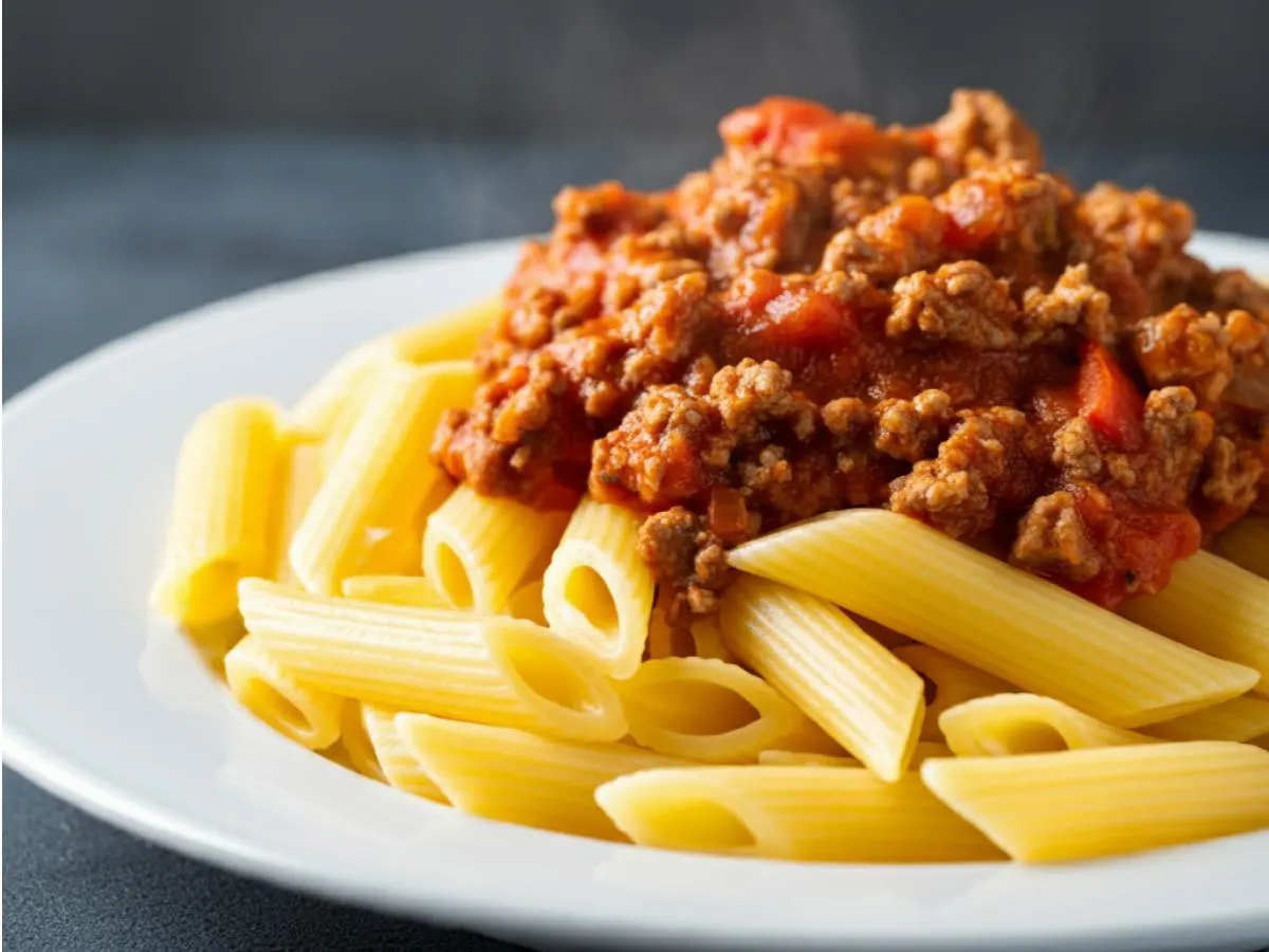 Penne Bolognese Penne Bolognese