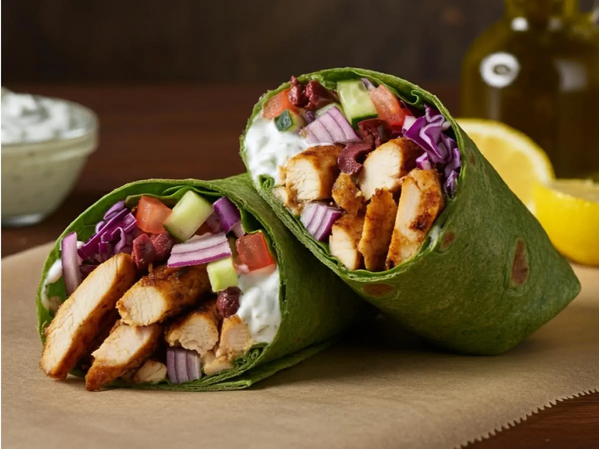 Chicken Shawarma | Spinach Wrap