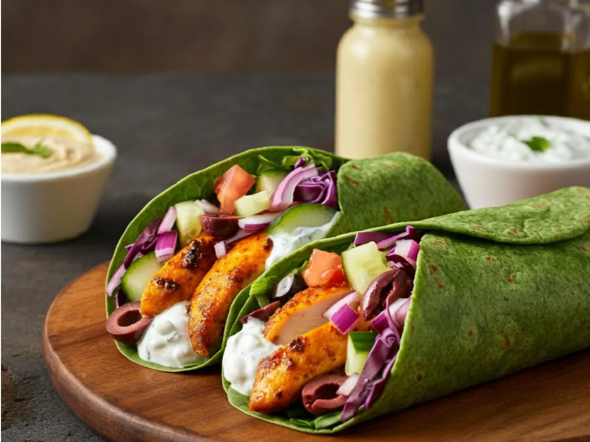 Lemon Chicken | Spinach Wrap
