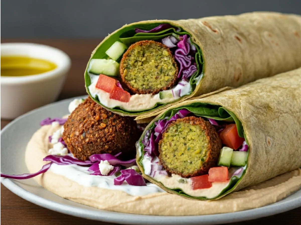 Falafel | Spinach Wrap