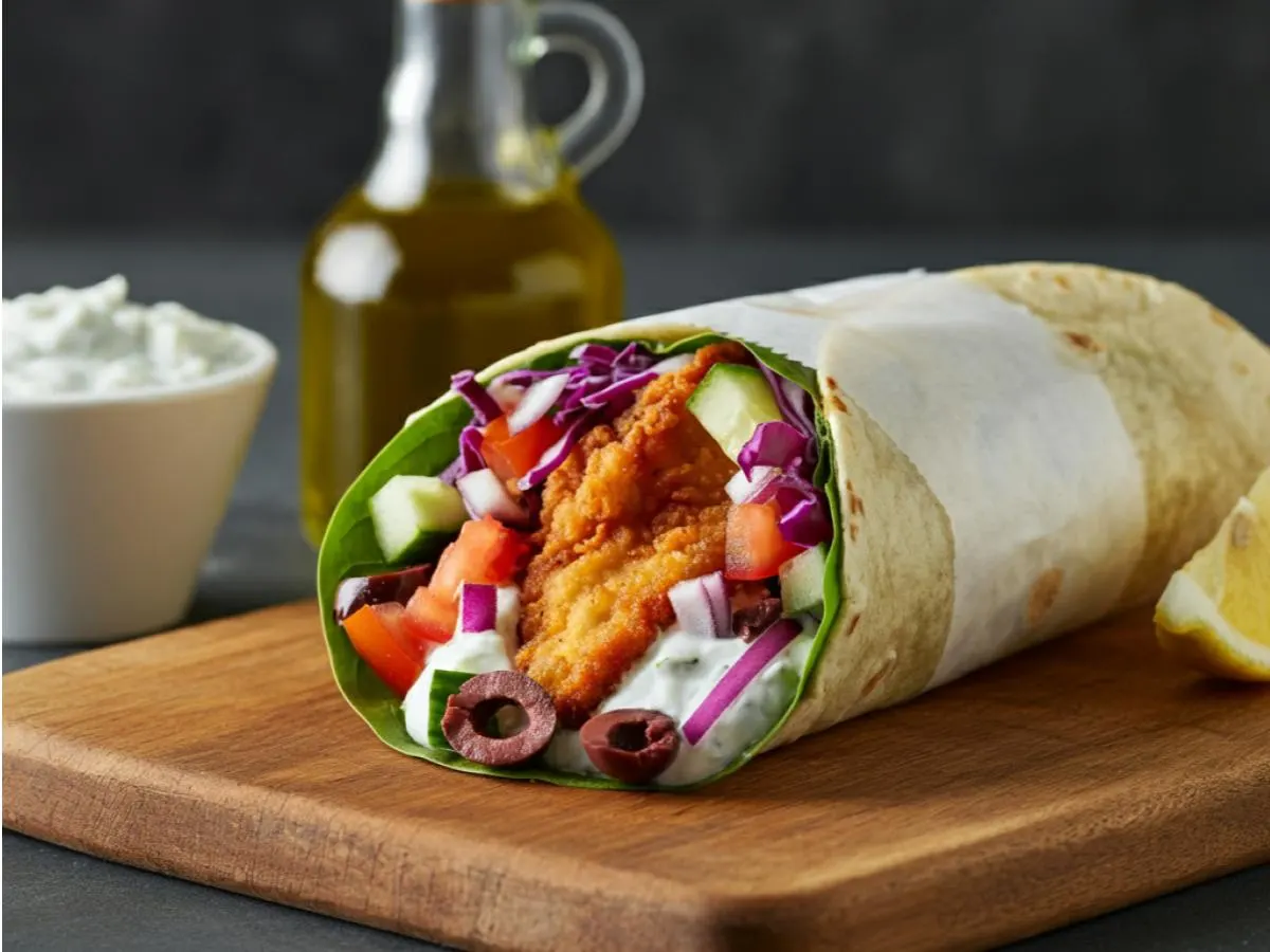 Crispy Chicken | Spinach Wrap