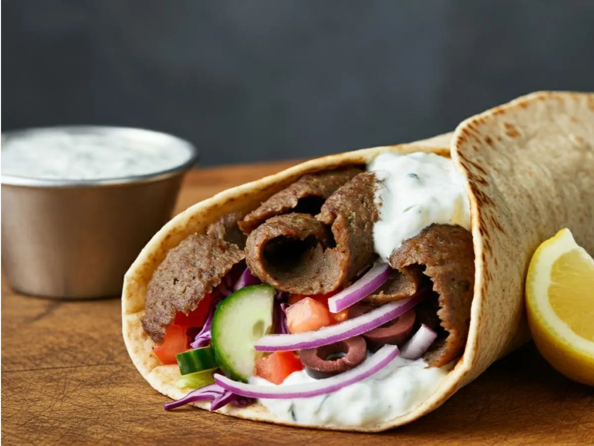 Beef and Lamb Gyro | Wheat Wrap