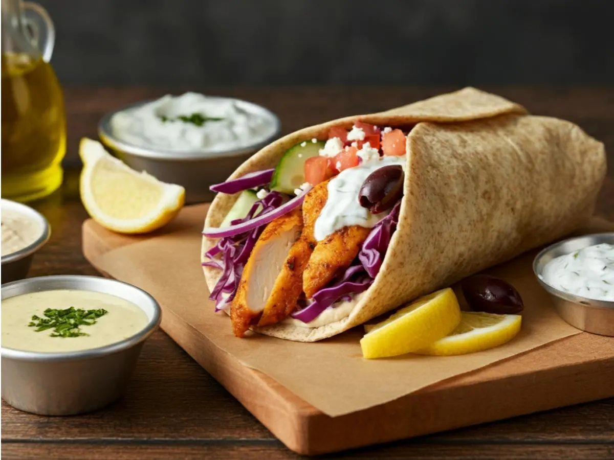 Lemon Chicken | Wheat Wrap