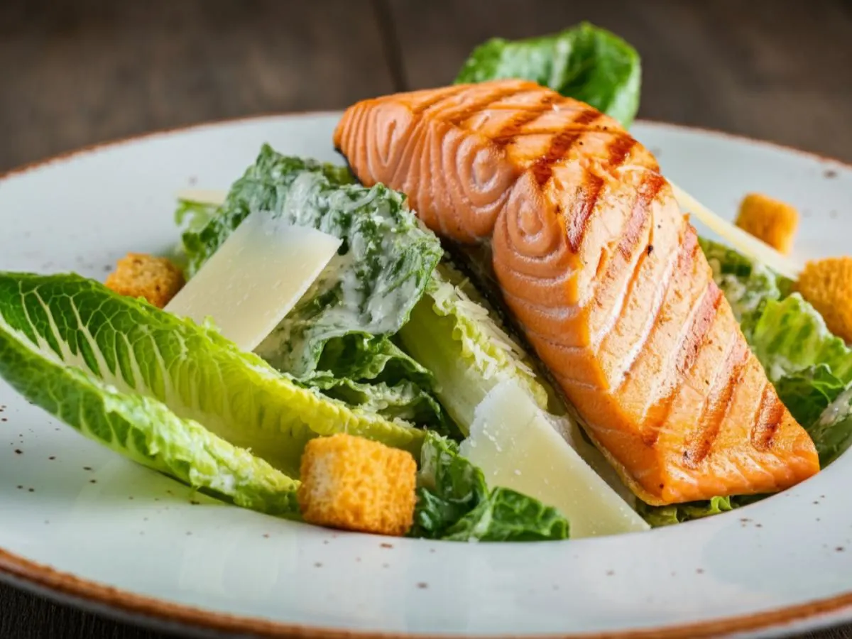 Caesar Salad Boxed Meal with Salmon