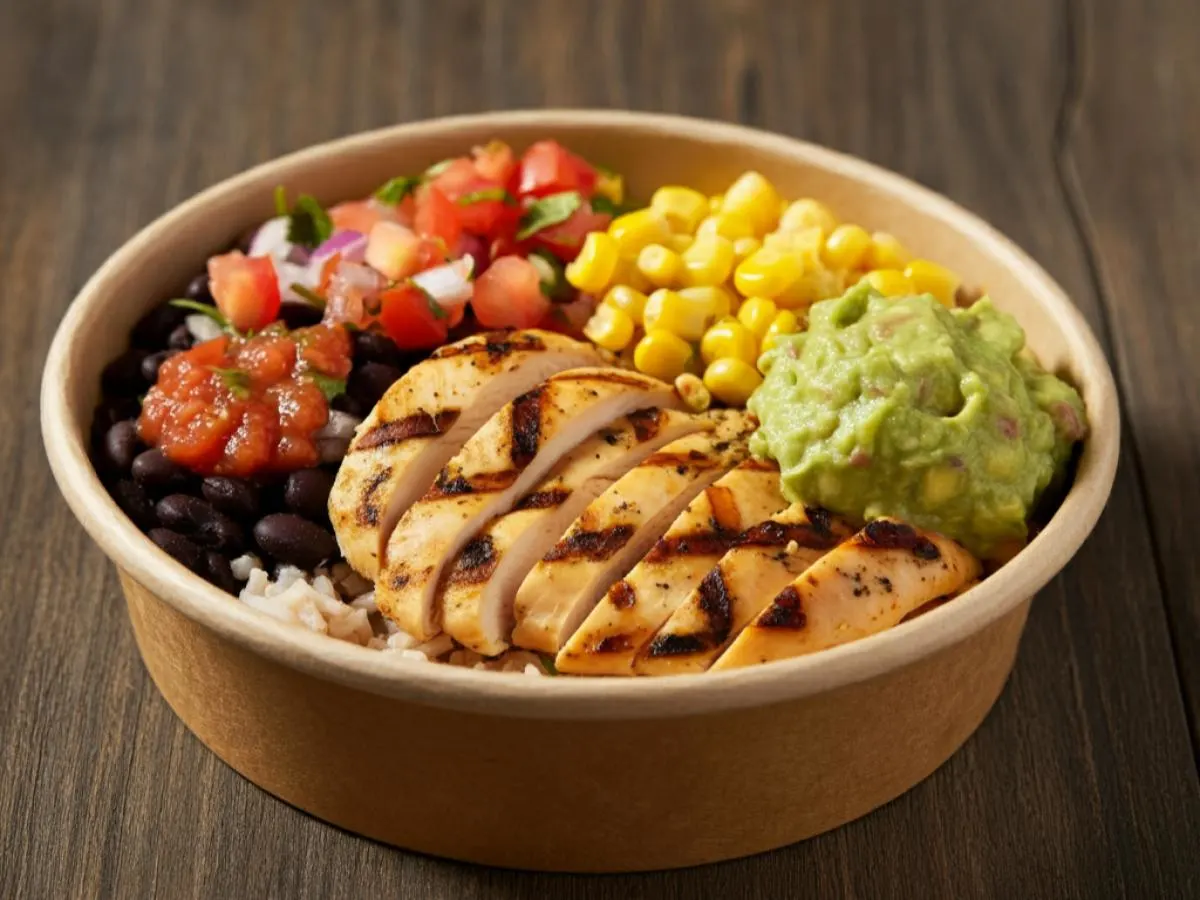 Dairy Free Deluxe Chicken Burrito Bowl