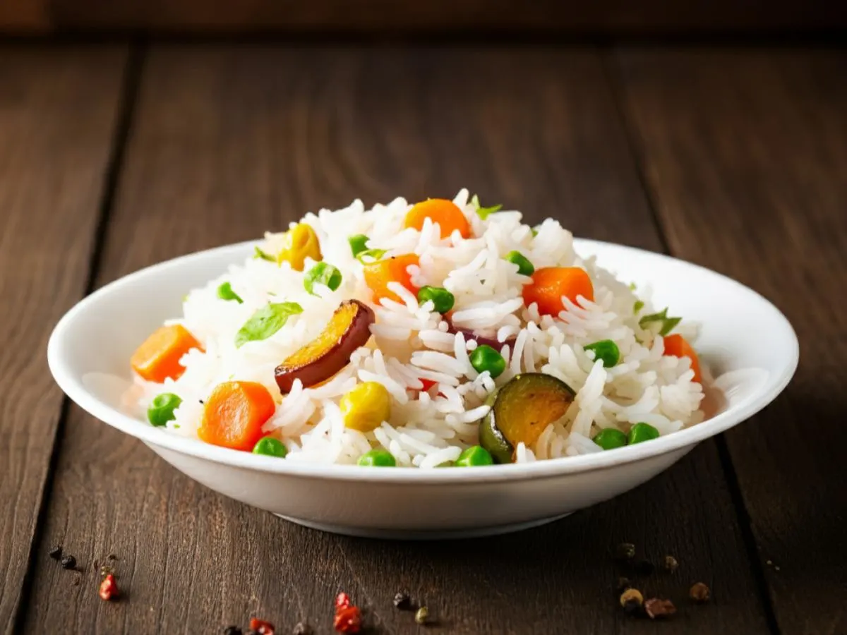 Vegetable Biryani - Vegan Vegetable Biryani - Vegan
