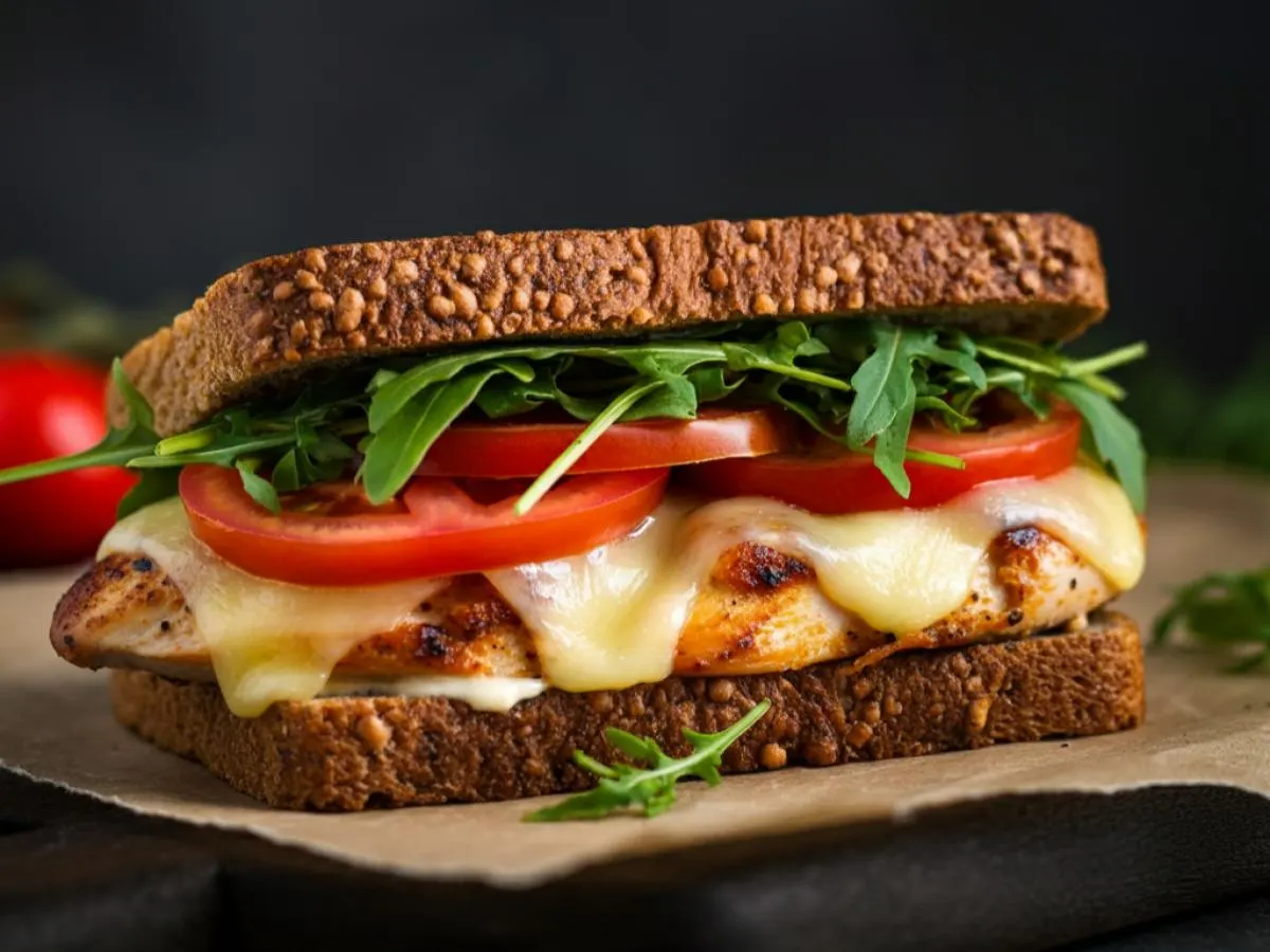 Gluten-Free Individual Herb Crusted Chicken Sandwich (No Mayo)