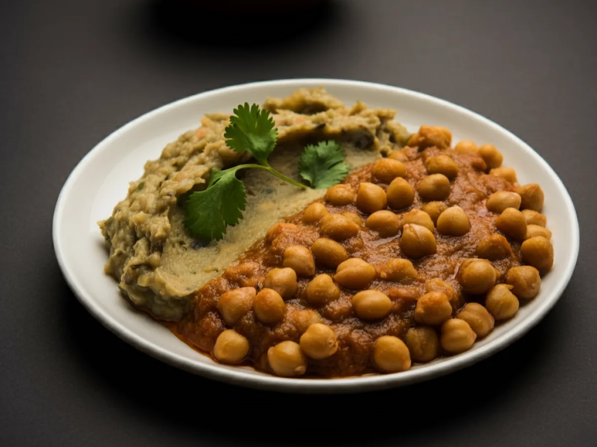 Chana Masala and Baigan Bharta (Light Carb) Chana Masala and Baigan Bharta (Light Carb)