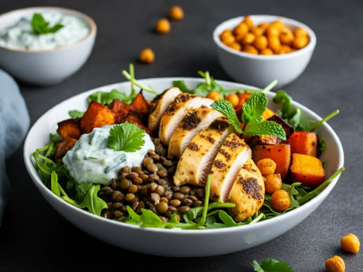 Rooted up Entree Salad with Grilled Chicken Rooted up Entree Salad with Grilled Chicken