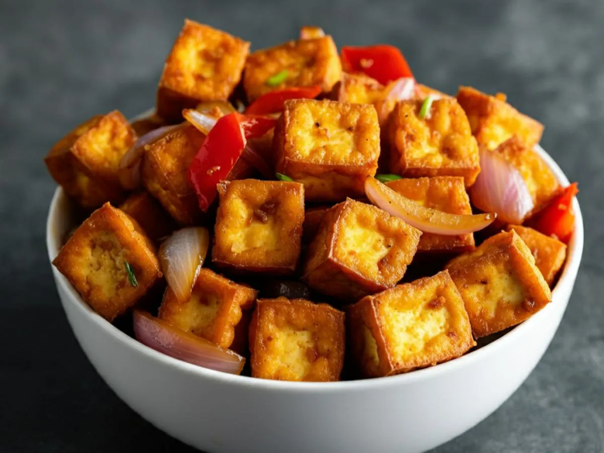 Crispy Tofu Sisig Crispy Tofu Sisig