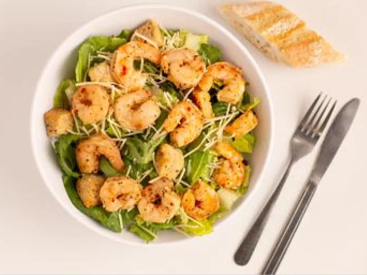 Creole Shrimp Caesar Salad