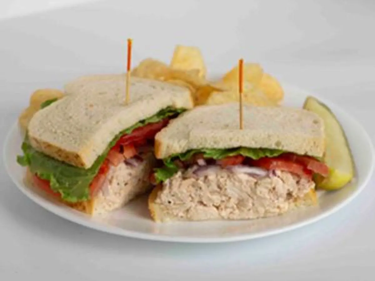 Chicken Salad Sandwich | Fresh Fruit