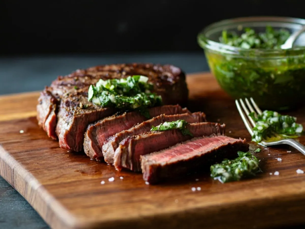 Grilled Tri-Tip with Italian Salsa Verde Grilled Tri-Tip with Italian Salsa Verde