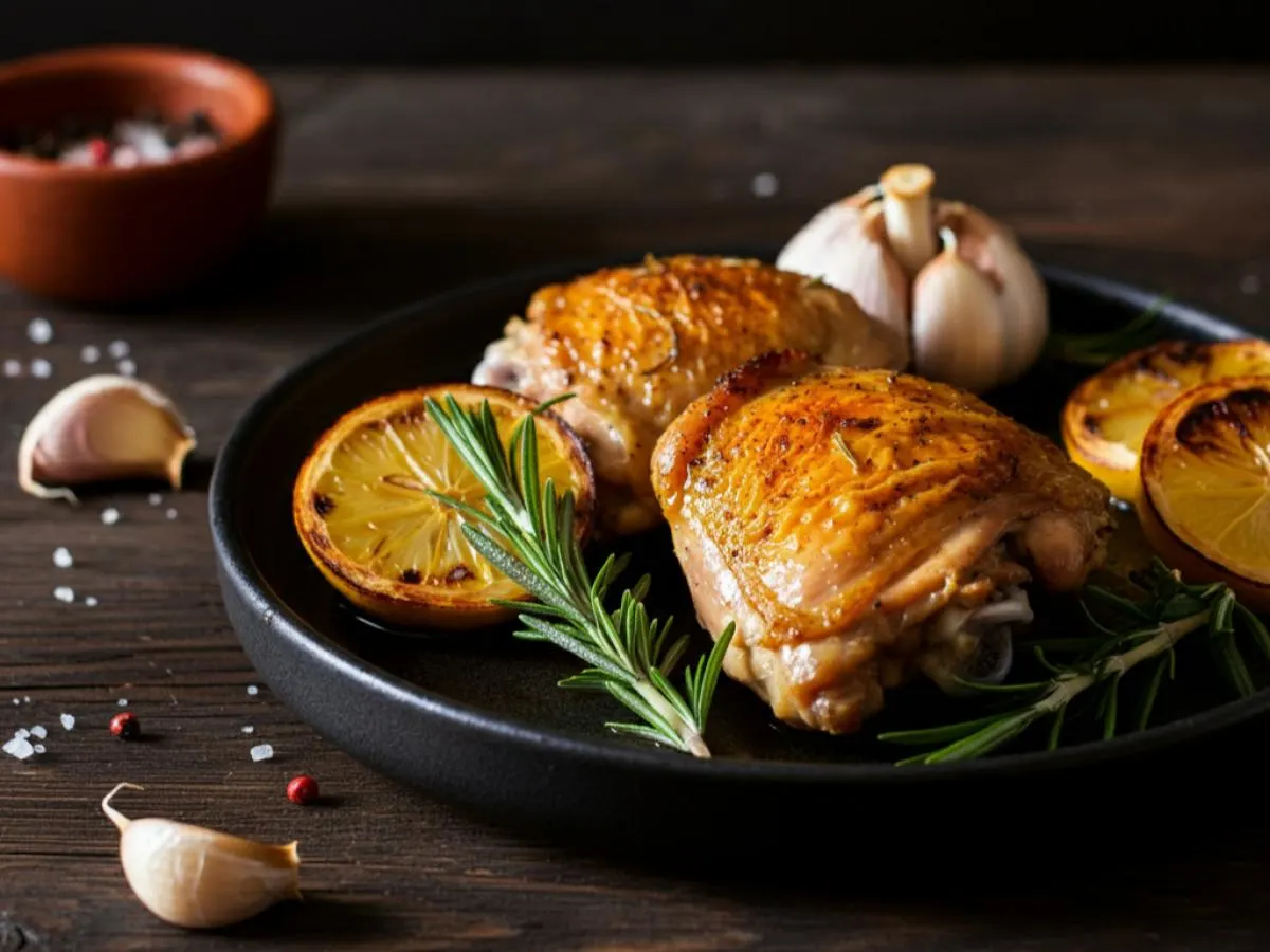 Roasted Chicken Thigh Roasted Chicken Thigh