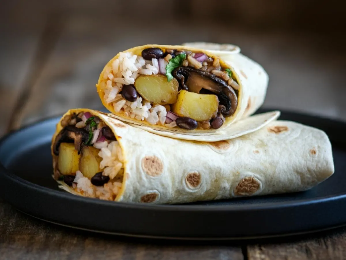 Portobello & Potato Burrito