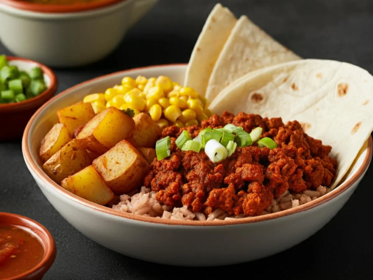 Soyrizo & Potato Taco Plate