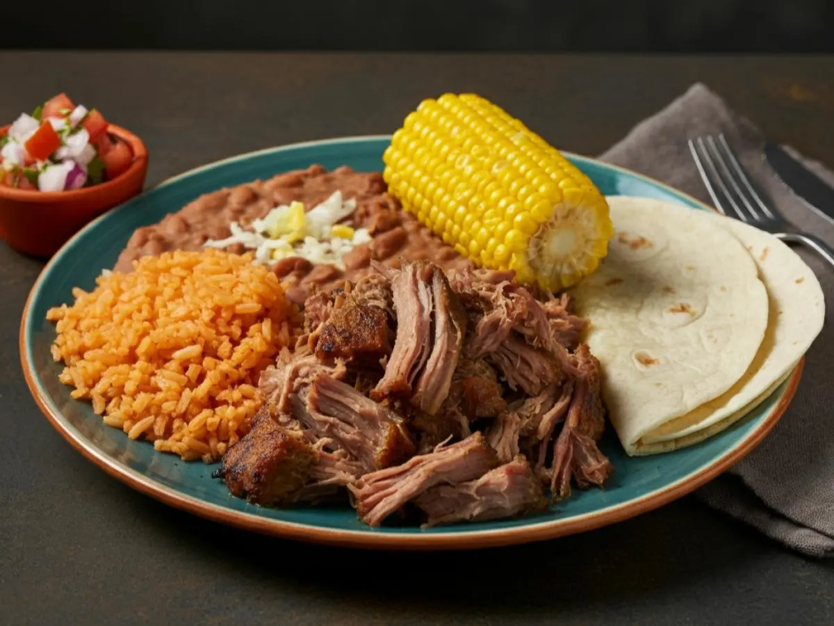 Pork Carnitas Taco Plate