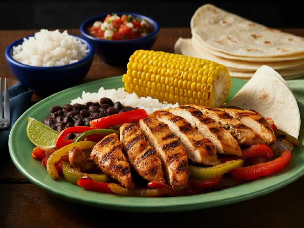 Chicken Fajitas Plate
