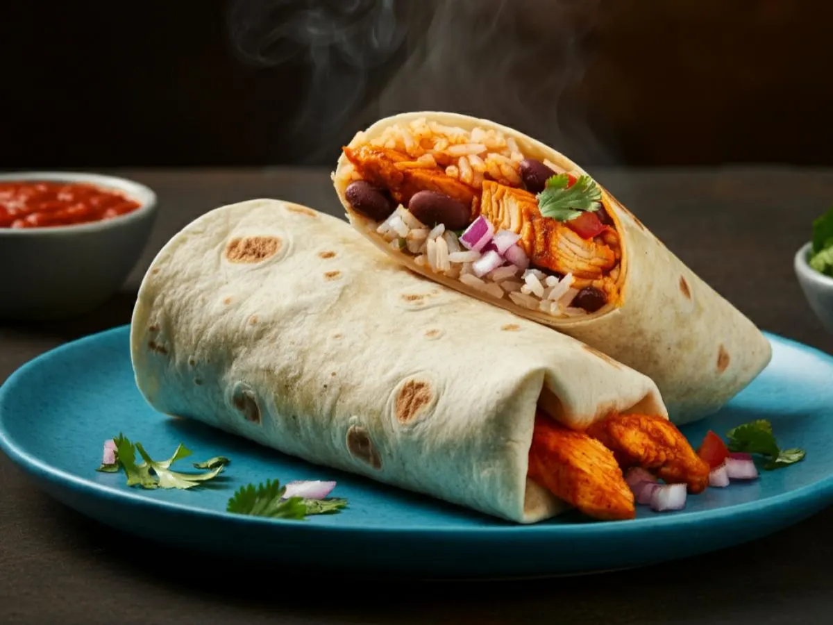 Chicken Tinga Burrito