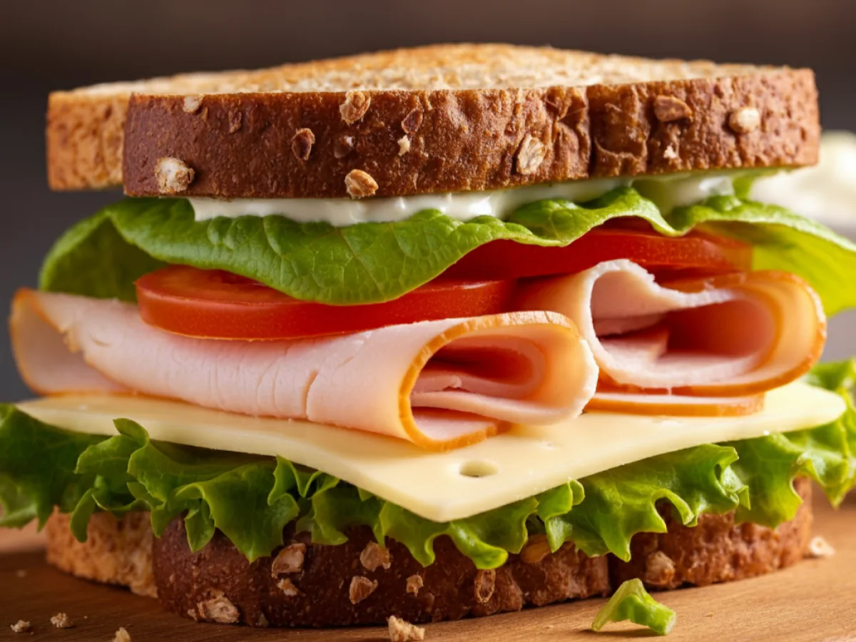 Turkey and Swiss Sandwich