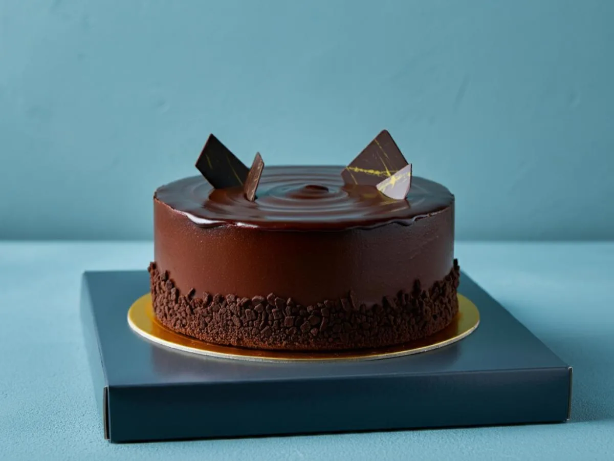Chocolate Ganache Box Cake (V/GF)