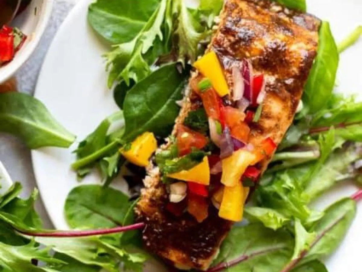 Jerk Spiced Grilled Salmon Jerk Spiced Grilled Salmon