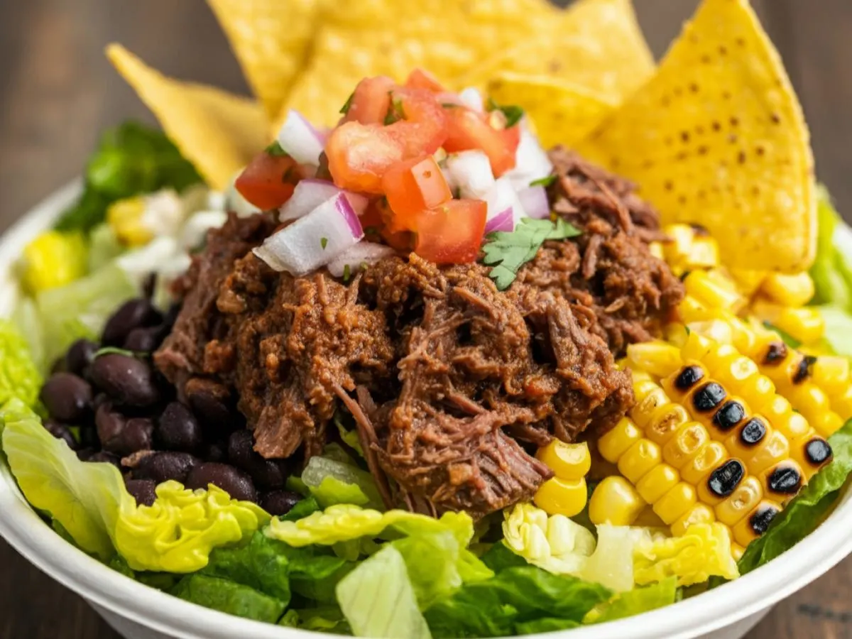 Dairy Free Sonora Salad with Barbacoa Dairy Free Sonora Salad with Barbacoa